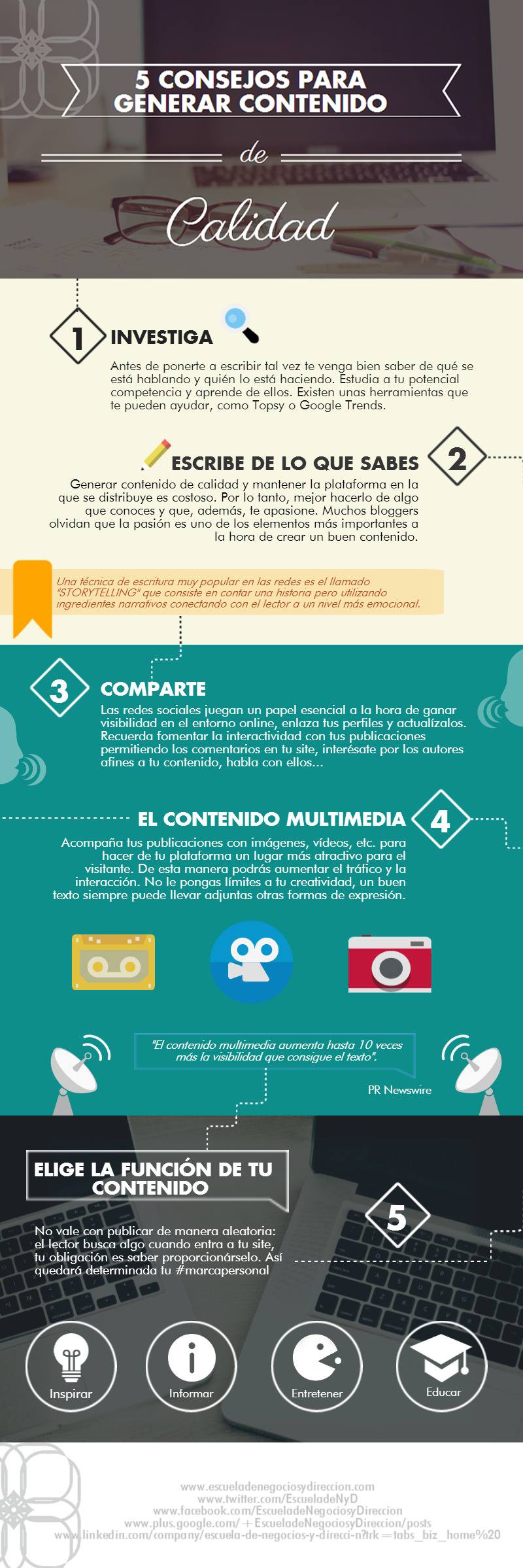 Consejos para generar contenido