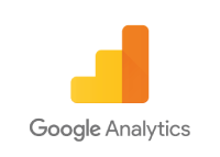 Logo de google analytics herramienta colaborado del máster de marketing digital y social media