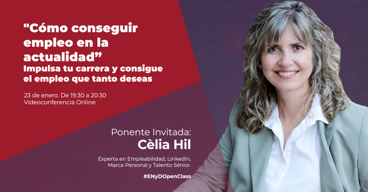 OpenClass de Celia Hil sobre empleabilidad